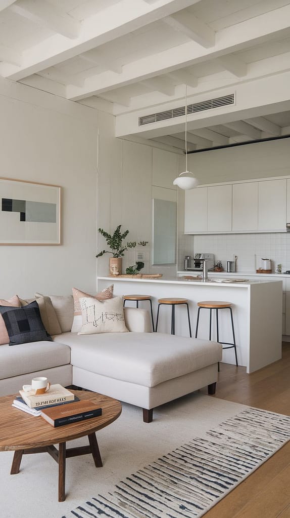 Open concept living space Vancouver home renovation with natural lighting