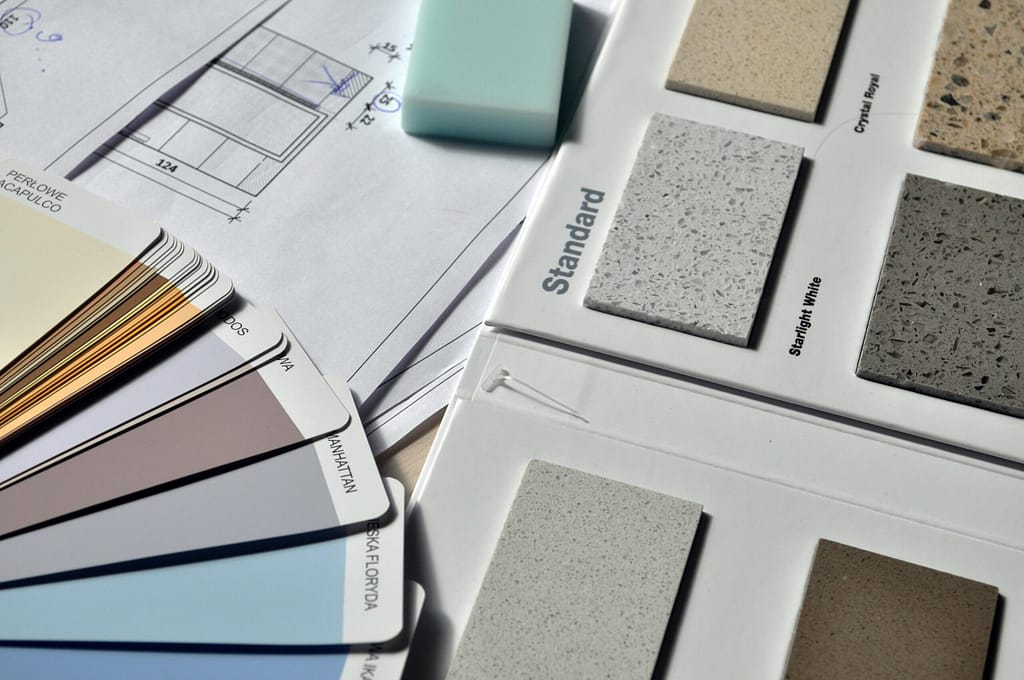 Licensed Vancouver contractor reviewing specs with client for upcoming renovation