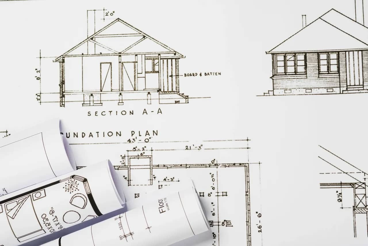 Plans for a laneway house in Vancouver