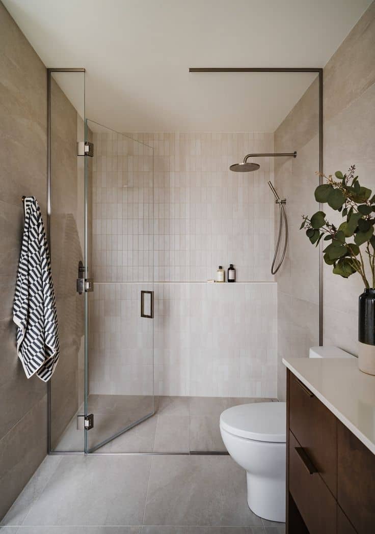 Modern Vancouver bathroom renovation with quartz countertops and custom vanity